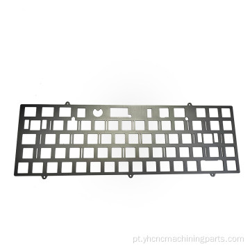 Teclado de plástico de usinagem de metal de precisão CNC